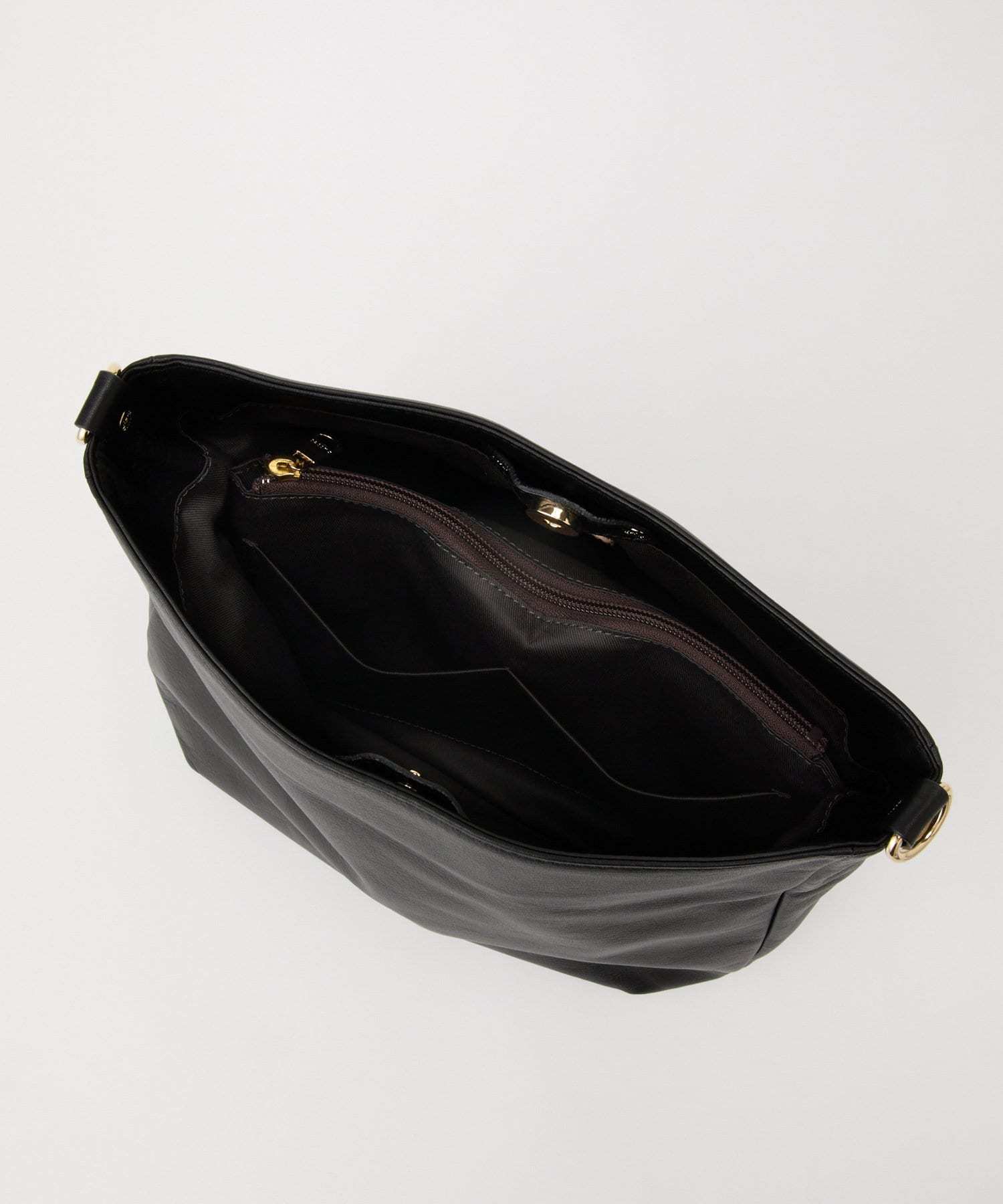 Russet [Soft leather] Large shoulder bag